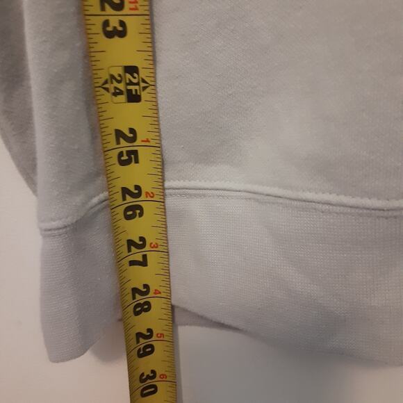 Columbia PFG Hoodie Mens Medium Gray American Flag Fish Pattern Sweatshirt - Picture 10 of 10